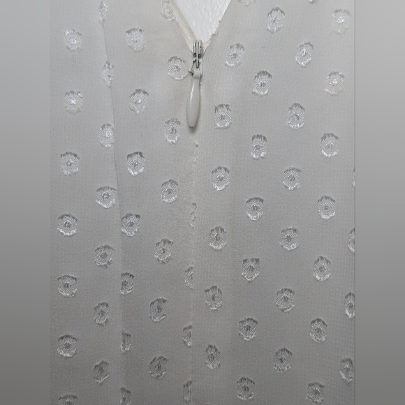 Julia Jordan White Swiss Dot Dress Women’s Size 10 Cottagecore NWT - Picture 6 of 8
